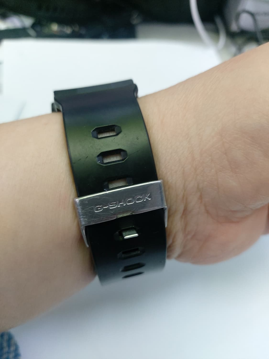 카시오 지샥 블랙 손목시계 상품이미지5