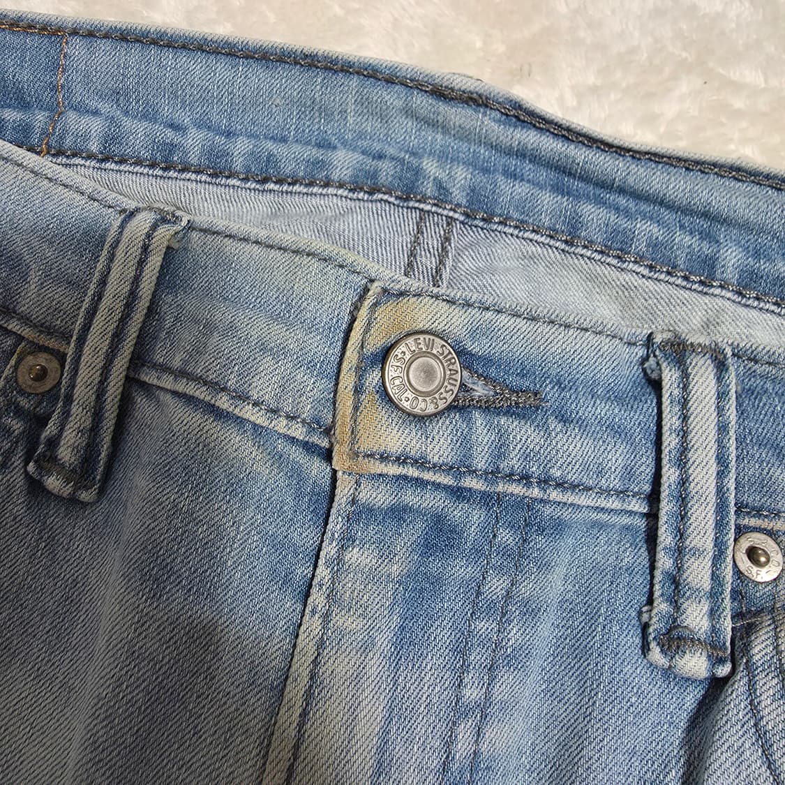 (32)리바이스 511 슬림 빈티지 데님 팬츠 연청 상품이미지4