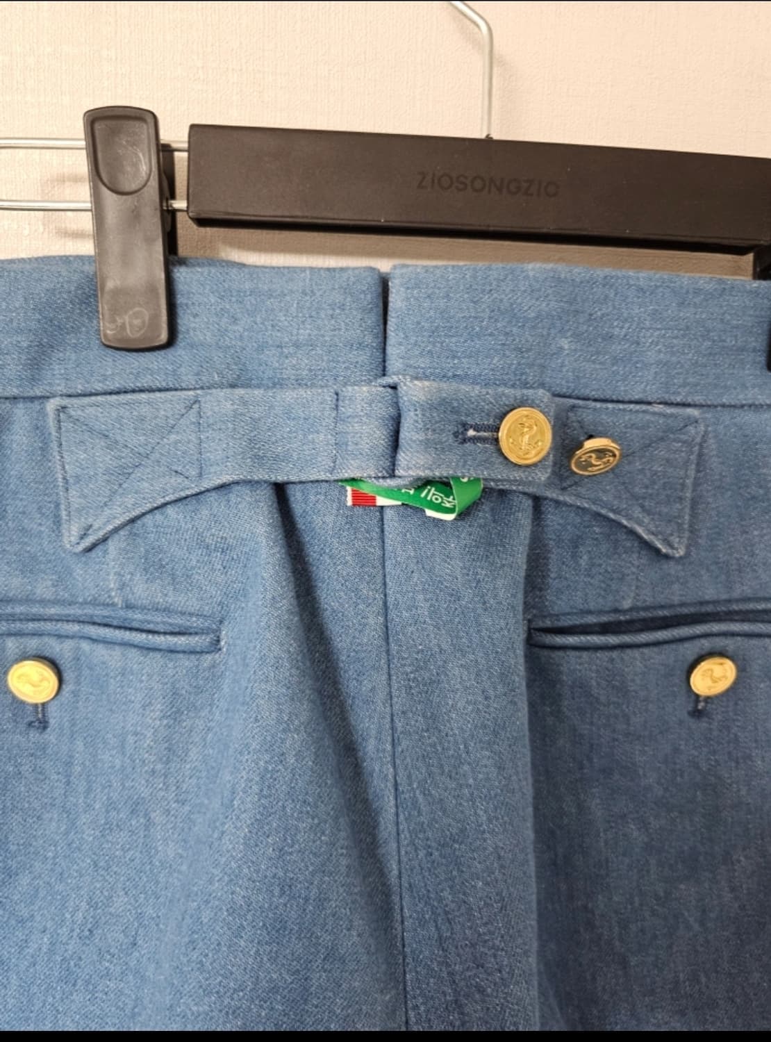 톰브라운 워시드 4bar 데님 팬츠 (Size 1/30) 상품이미지5