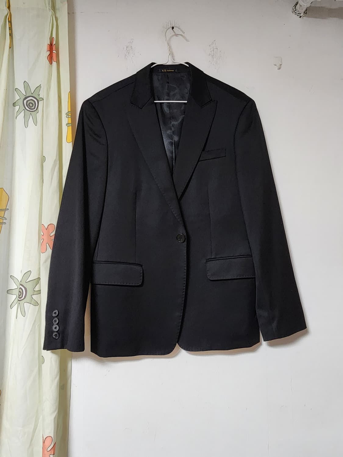 XS homme 블랙 정장 자켓 95 상품이미지1