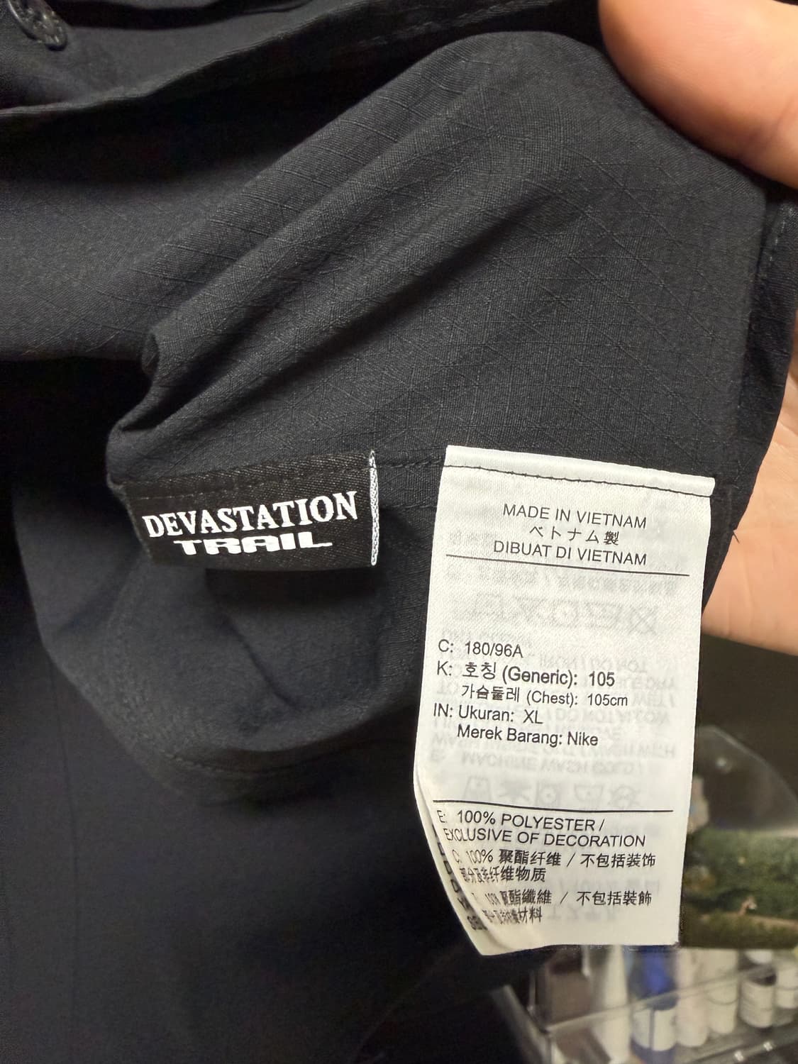 나이키 ACG 드라이핏 UV 디베스테이션 트레일셔츠 블랙 서밋 화이트 상품이미지3