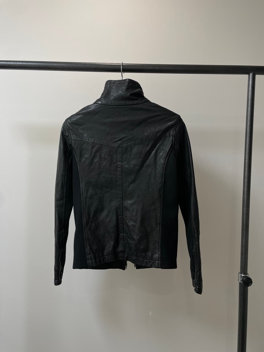 (95) 하이넥 락시크 양가죽 투웨이 가죽자켓 상품이미지5