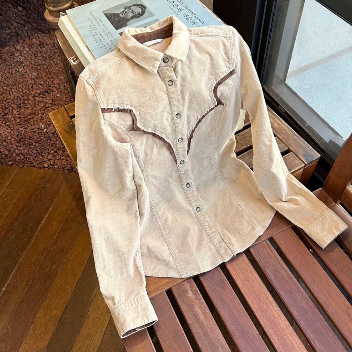 코듀로이 웨스턴 셔츠 상품이미지1