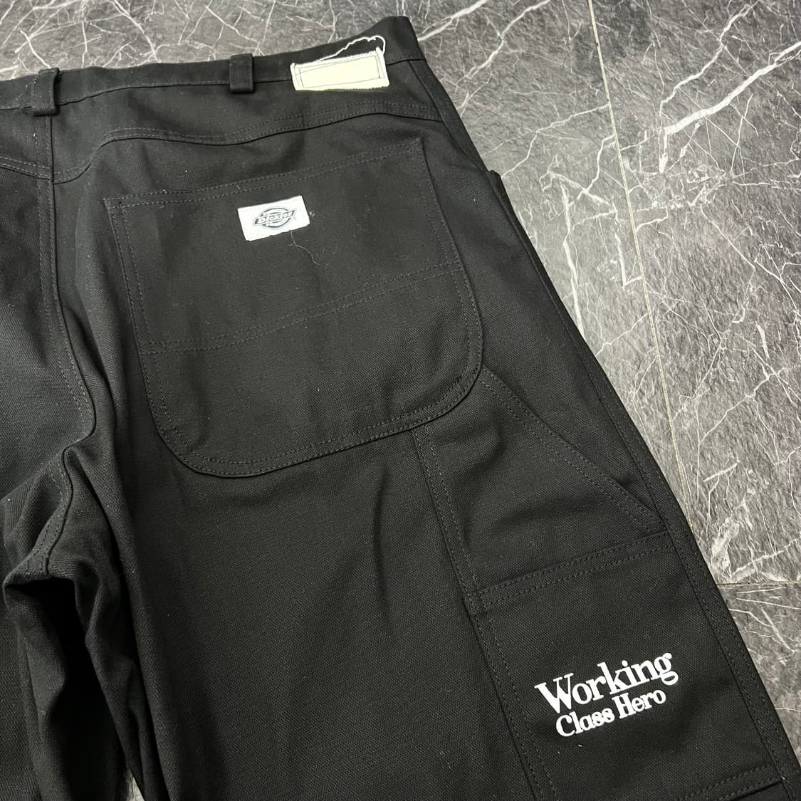 디키즈 x 리빌리 워킹클래스 히어로 카펜터 팬츠 블랙 상품이미지6