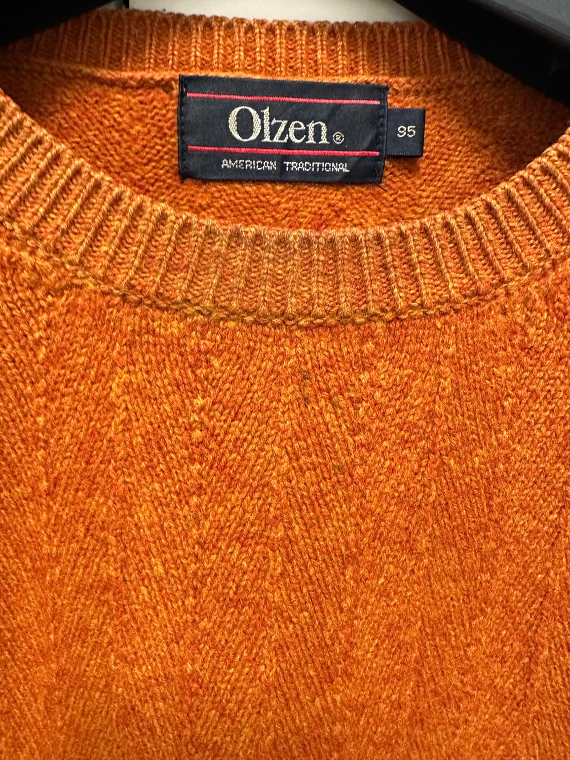 올젠 오렌지 스웨터 95 상품이미지1