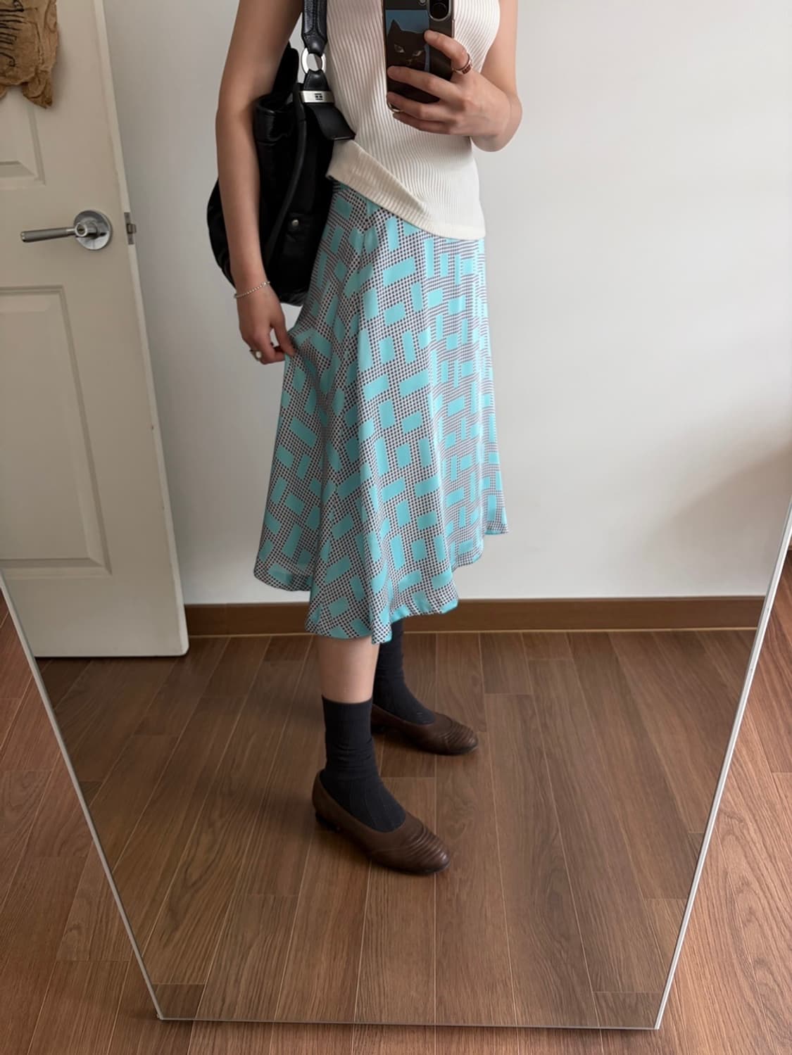 patterned skirt 상품이미지3