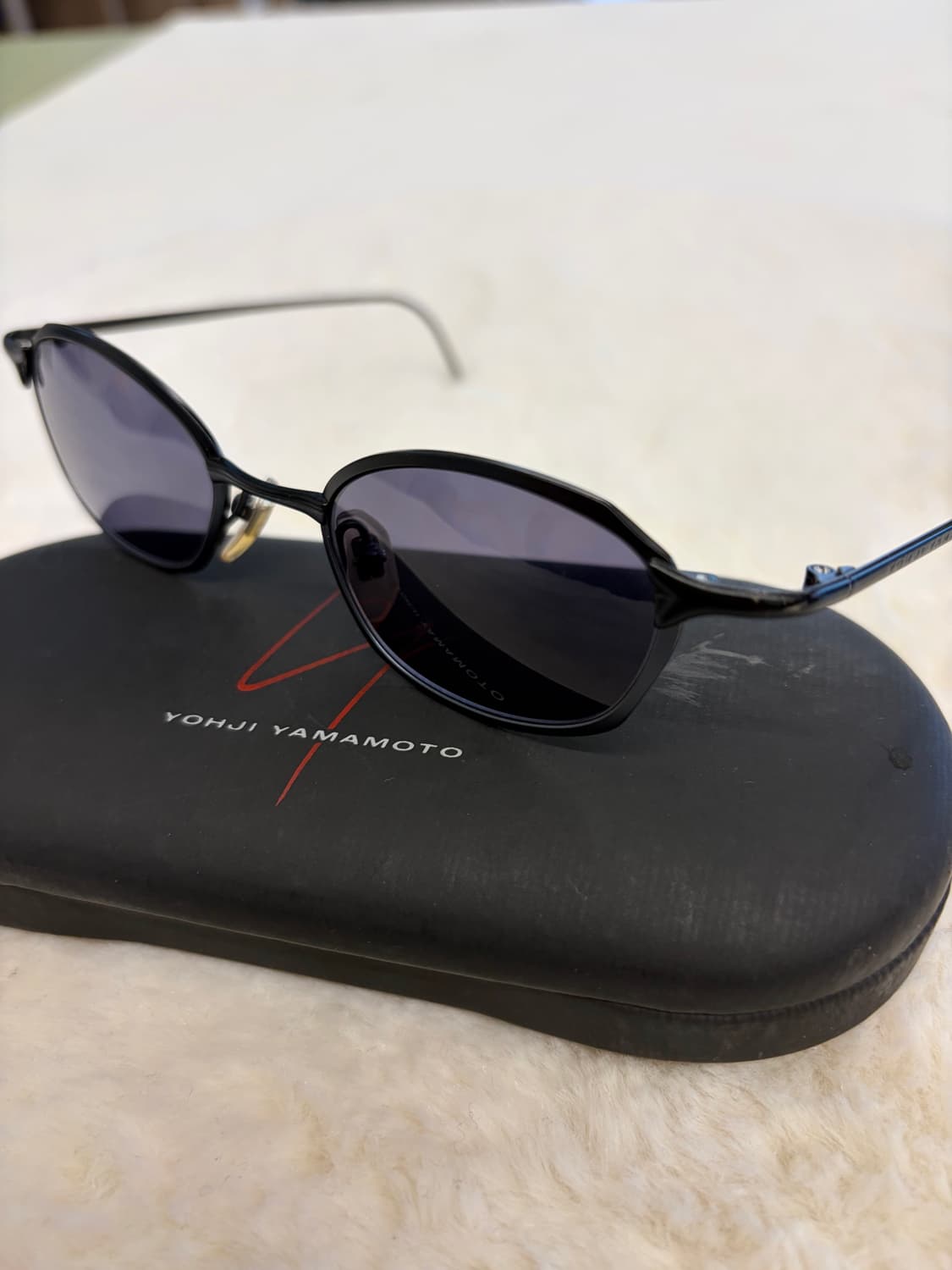 -90‘s Yohji Yamamoto Small Oval sunglass 상품이미지3