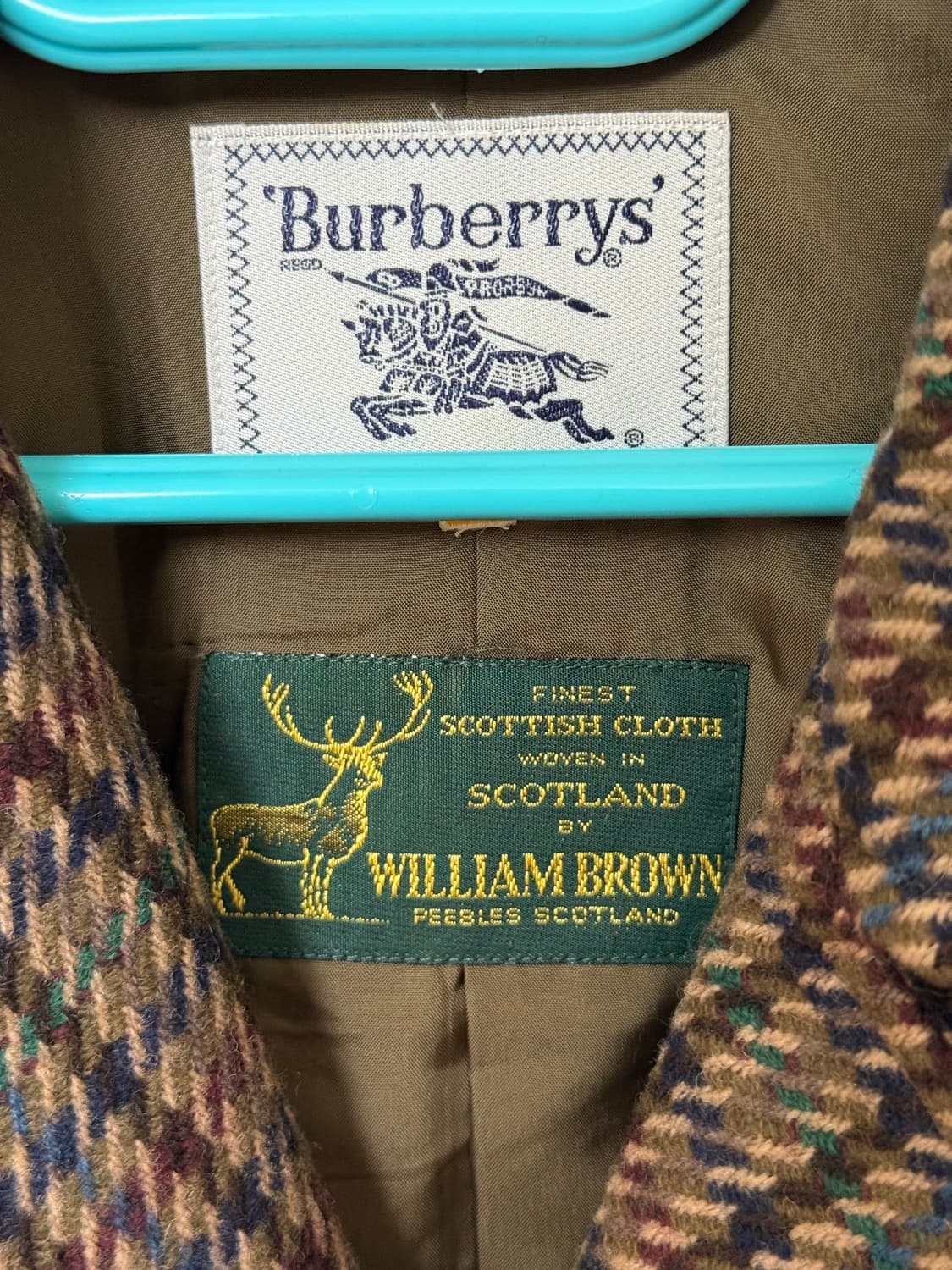 버버리 스코틀랜드 체크 자켓 s (44사이즈 추천) 상품이미지6