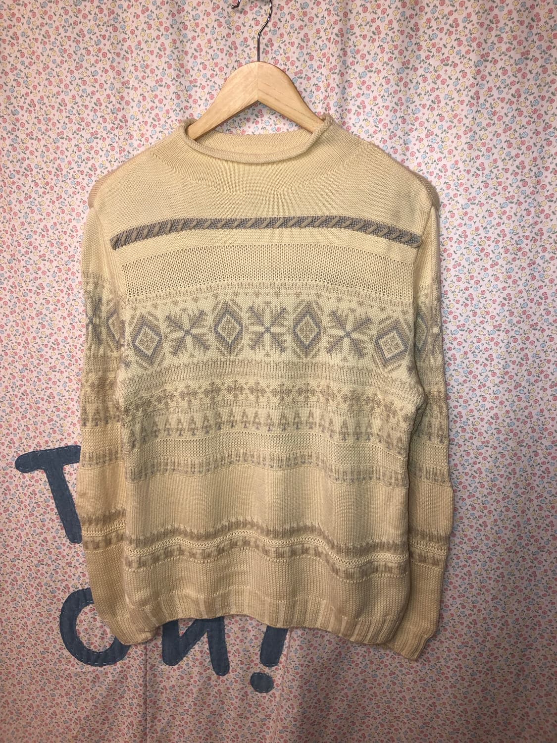 nordic roll up neck knit 상품이미지1