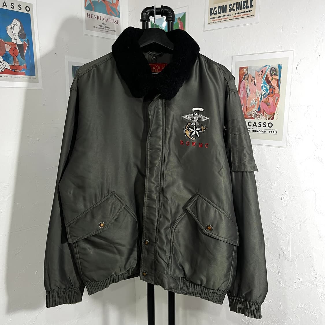 ROKMC 자수 항공점퍼 상품이미지2