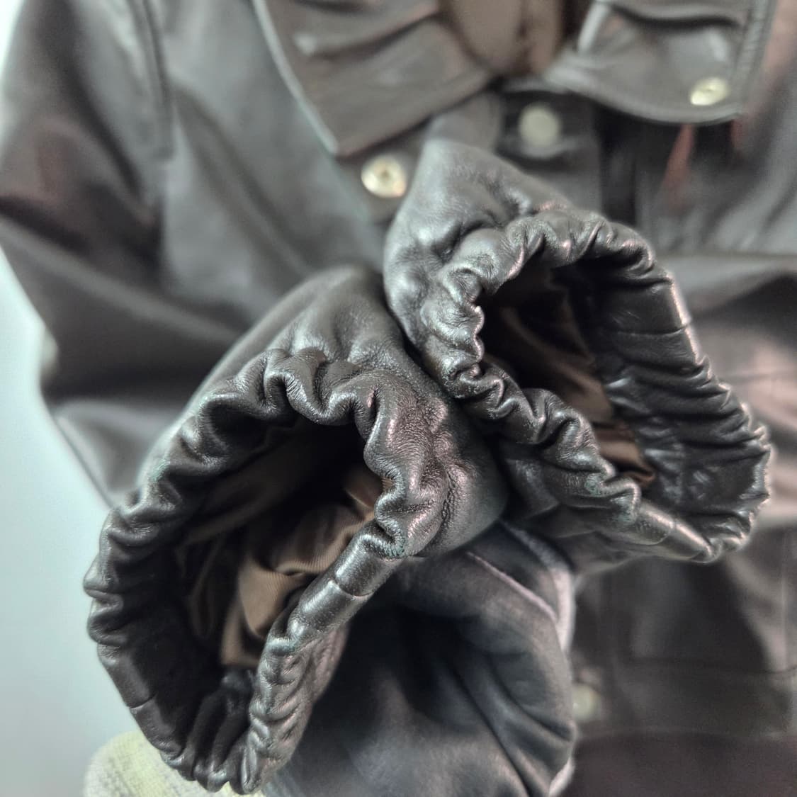 55/ Ana clef 양가죽 크롭 자켓  상품이미지5