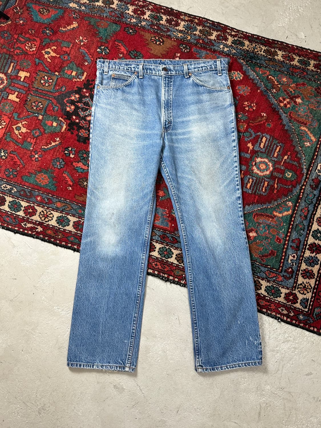 90's USA Made 빈티지 리바이스 517 오렌지탭 부츠컷 상품이미지1