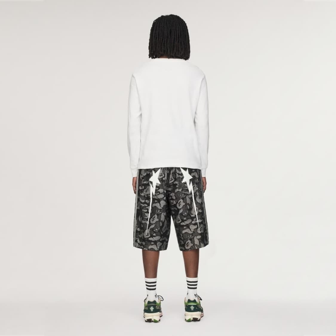 아디다스 x 베이프 데님 쇼츠 상품이미지5