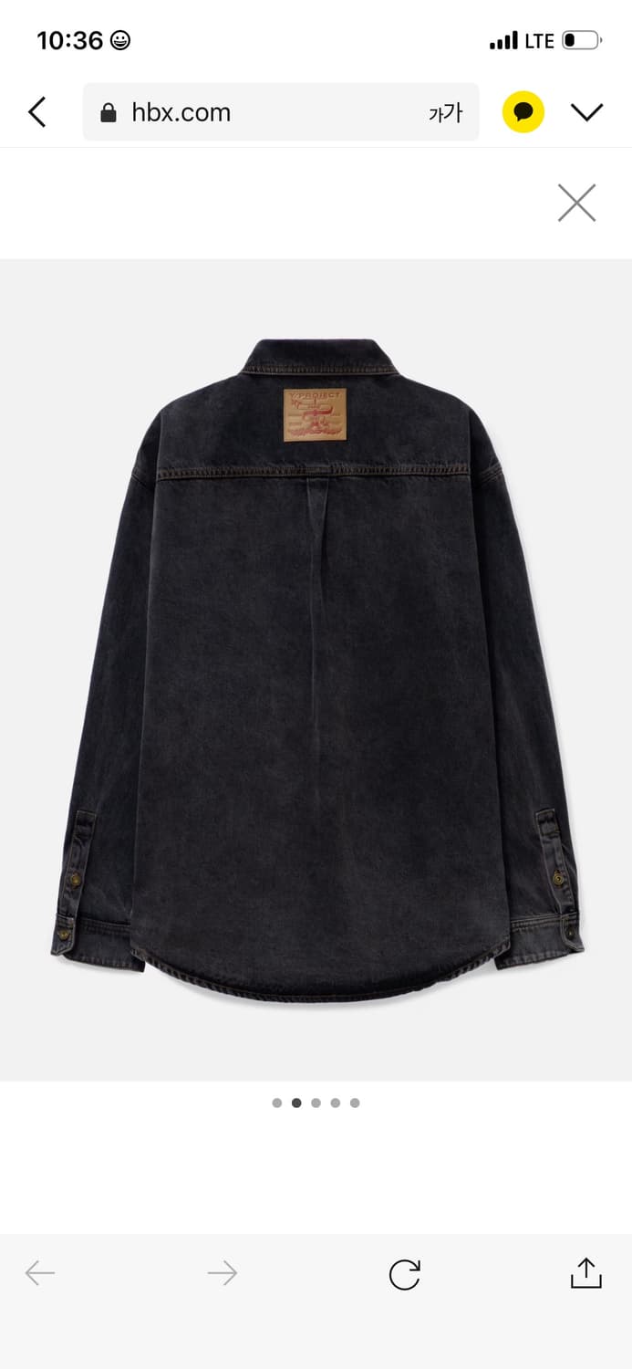 Y/project 파리 베스트 패치 데님 셔츠 상품이미지2