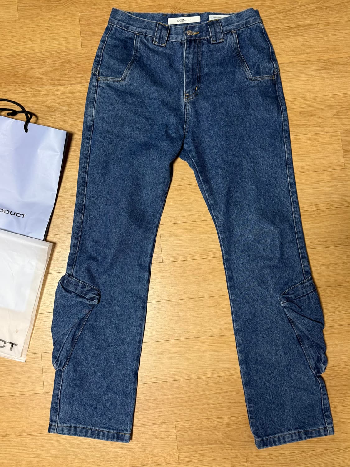 [S] 플라스틱 프로덕트 MPa ANKLE CARGO PANTS BLUE 상품이미지2