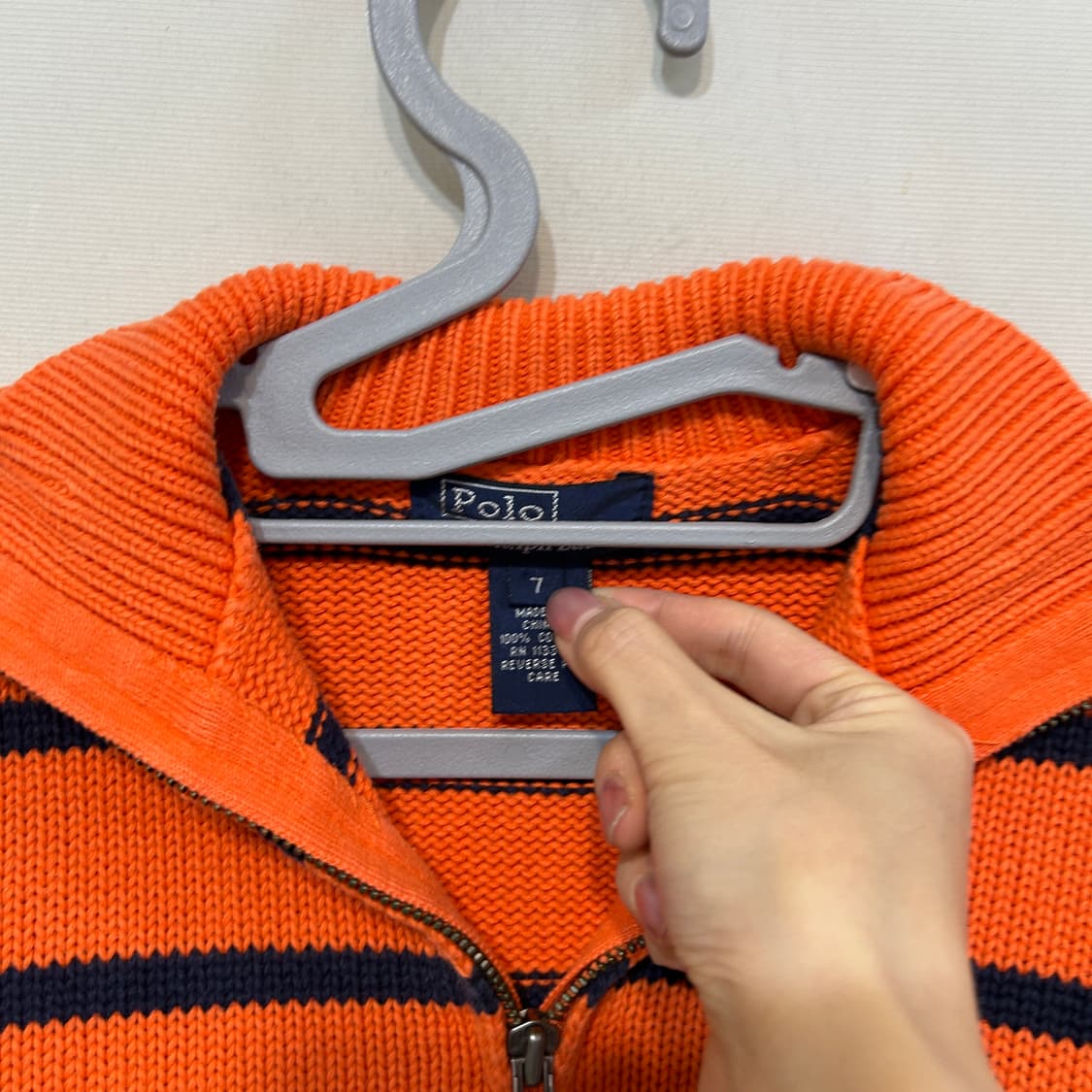 폴로 랄프로렌 키즈 니트 반집업 7 상품이미지2