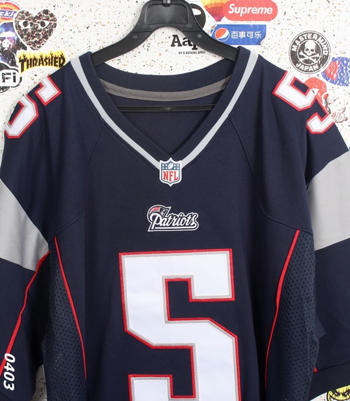 뉴잉글랜드 패트리어츠 팀 티보우 나이키 유니폼 27-5 상품이미지2