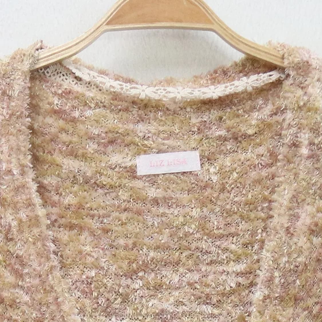 리즈리사 딸기우유 부클 롱 가디건 61664 상품이미지5