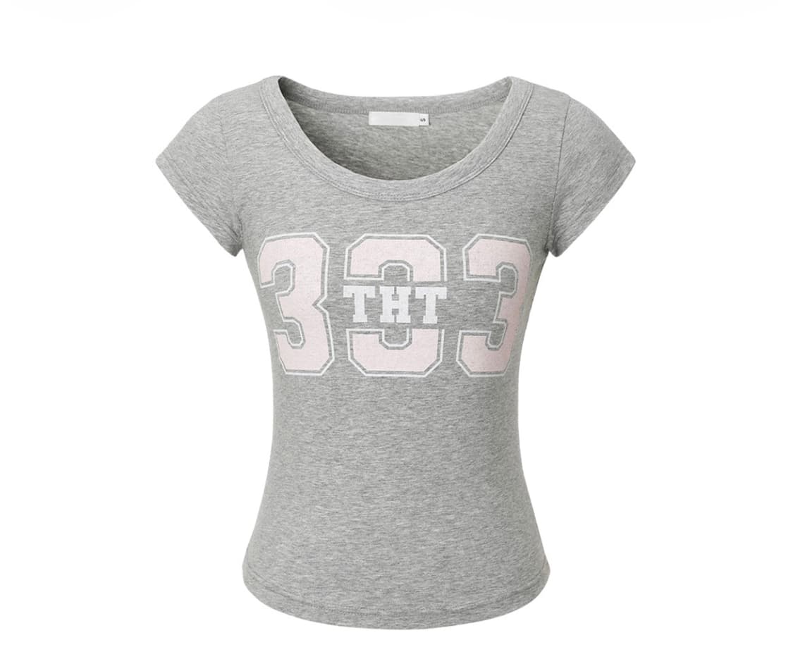 쓰리타임즈 333 scoup tee  상품이미지2