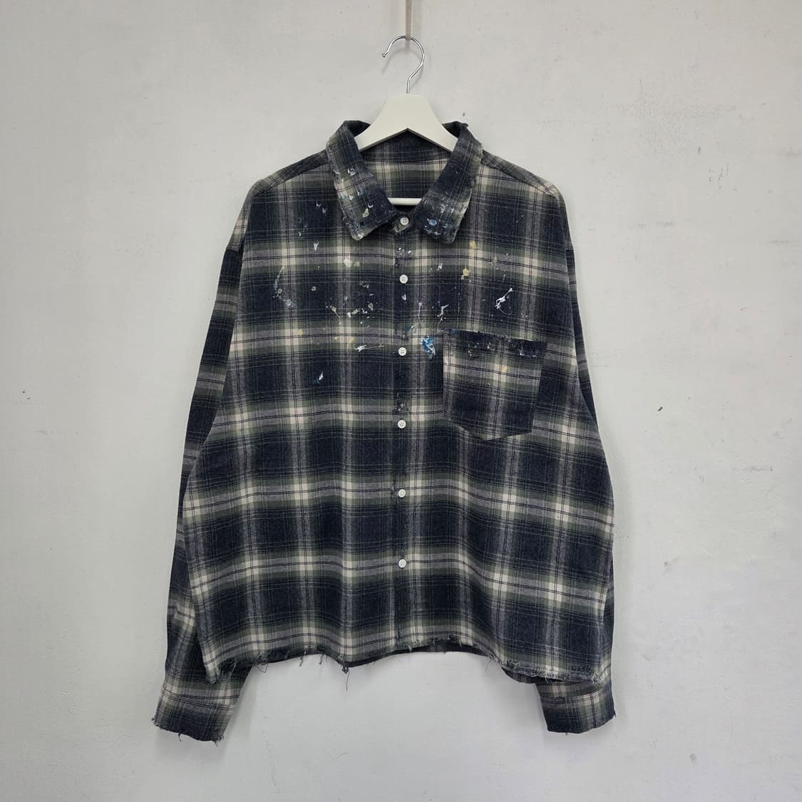 빈티지 체크셔츠 상품이미지1