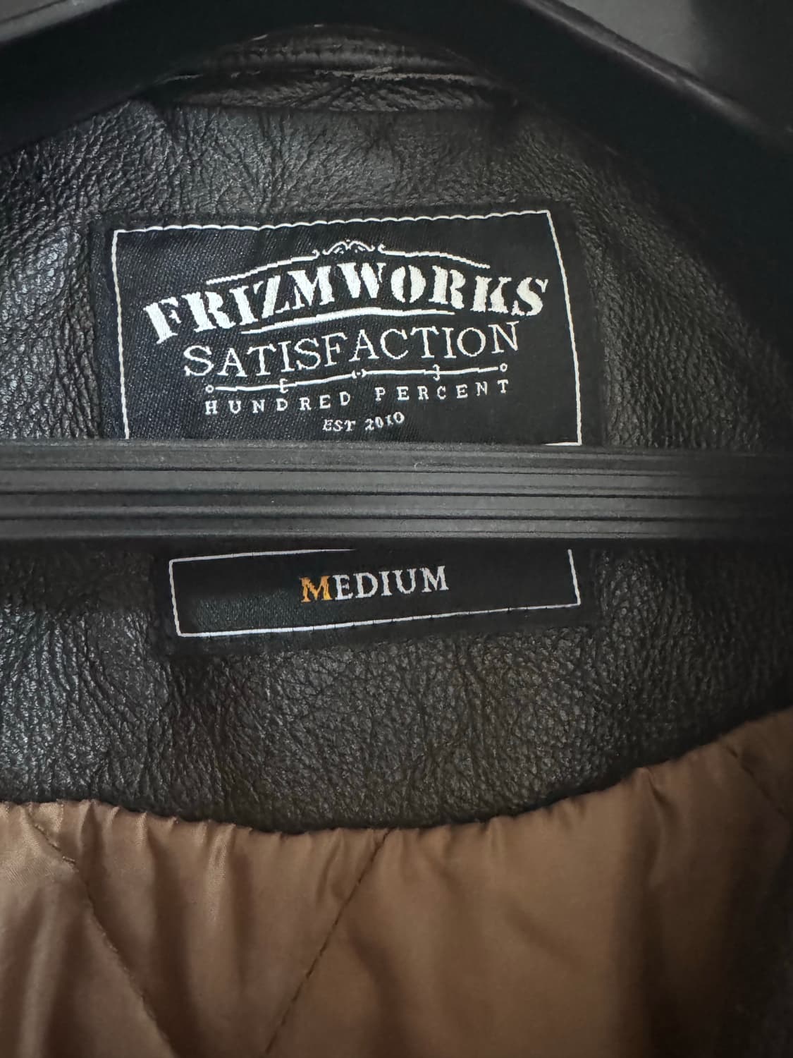 프리즘웍스 카우레더자켓 상품이미지2