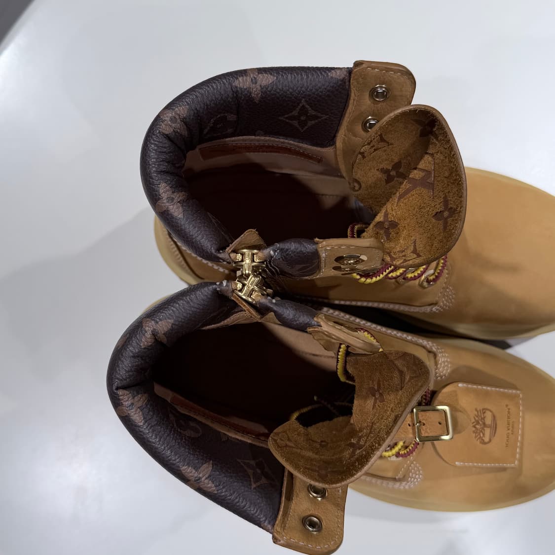 (A+/8.5) / 루이비통 x 팀버랜드 6인치 앵클 워커 부츠 베이지 상품이미지8