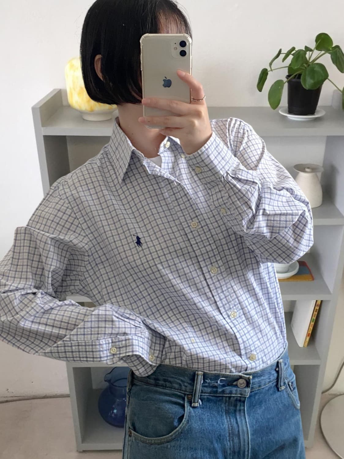 폴로 랄프로렌 체크 셔츠 (Man M) 상품이미지1