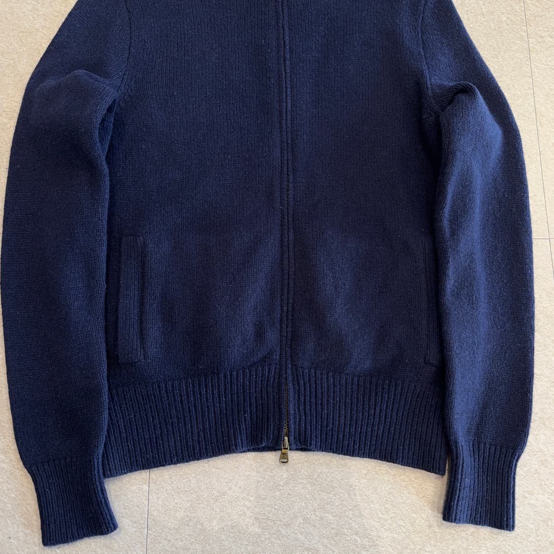90s 폴로 랄프로렌 메리노 울 투웨이 집업 니트 상품이미지3