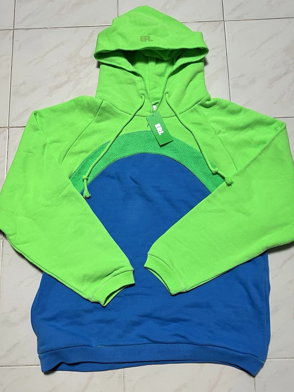 ERL 이알엘 레인보우 드로스트링 후드 상품이미지1