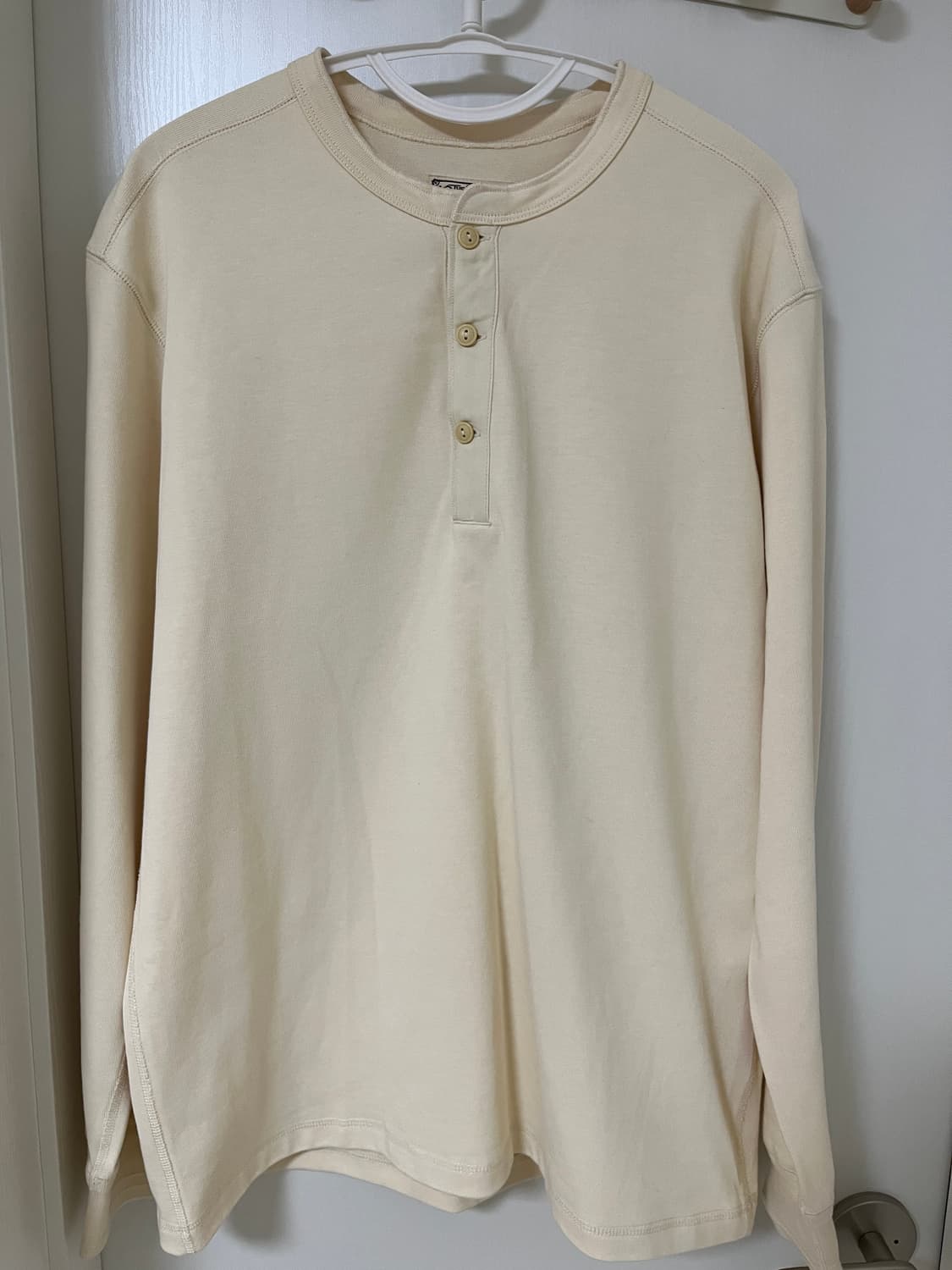 브론슨 BRONSON 헨리넥 화이트,아이보리 XXL사이즈 상품이미지6