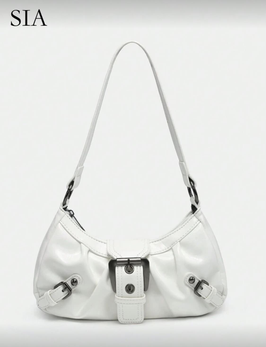 화이트 숄더 백 상품이미지1
