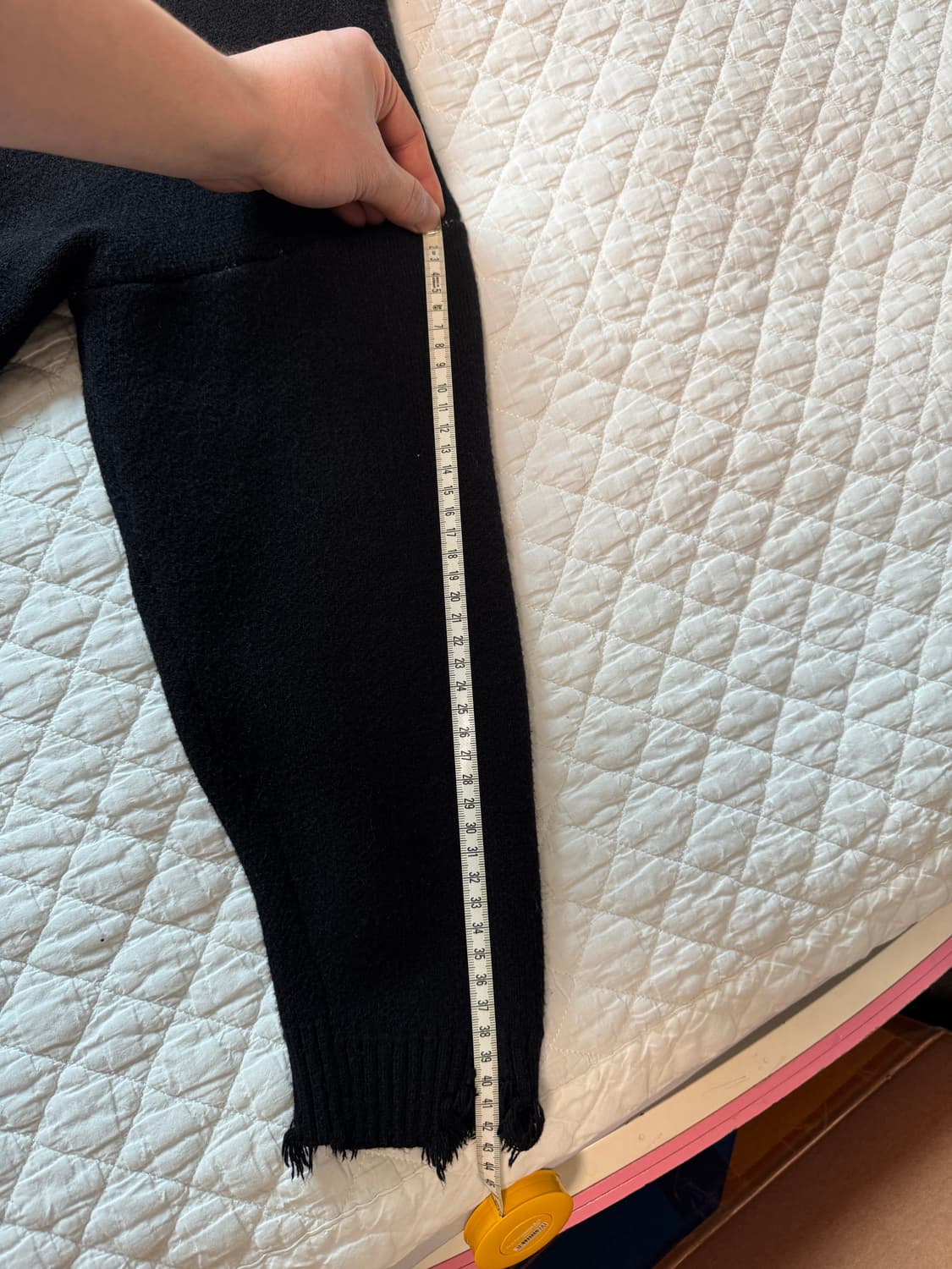 데미지 니트 블랙 XL 상품이미지9