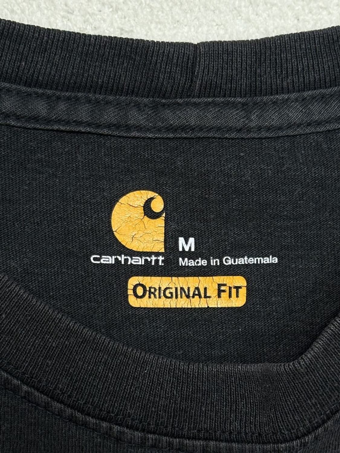 CARHARTT 블랙 포켓반팔 M 상품이미지5