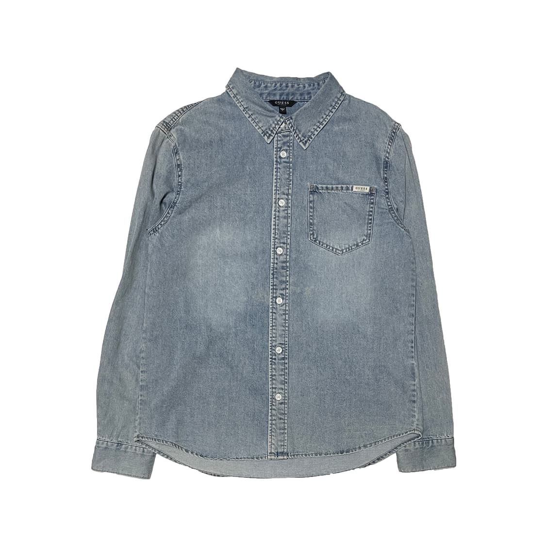 게스 원포켓 데님 셔츠 상품이미지1