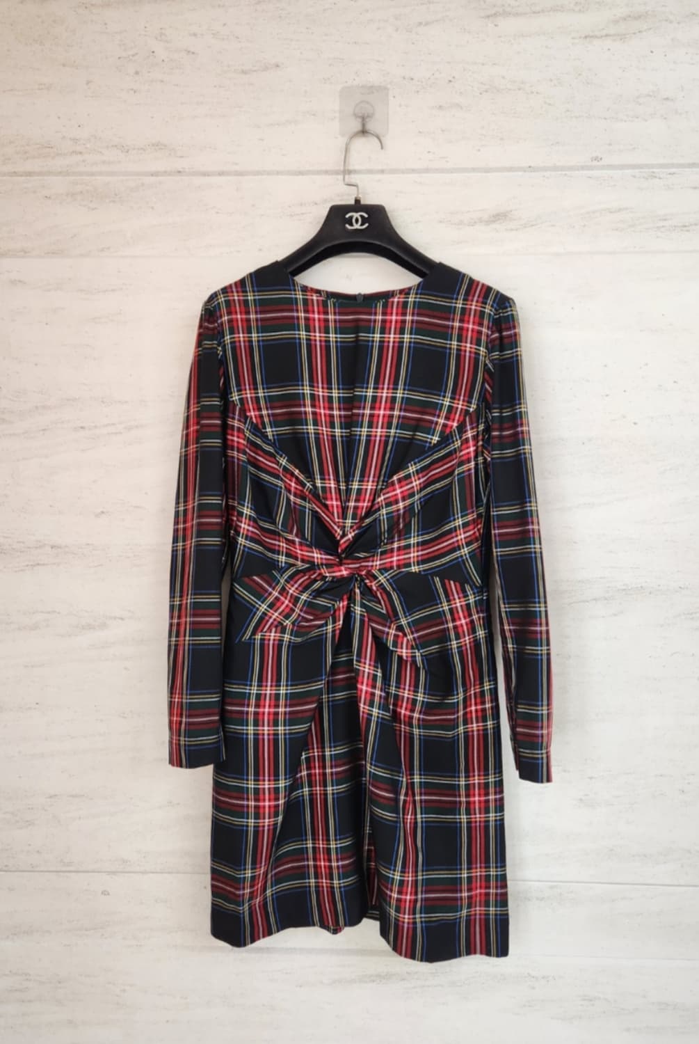 마쥬 트위스트 체크 미니원피스 2사이즈 상품이미지6