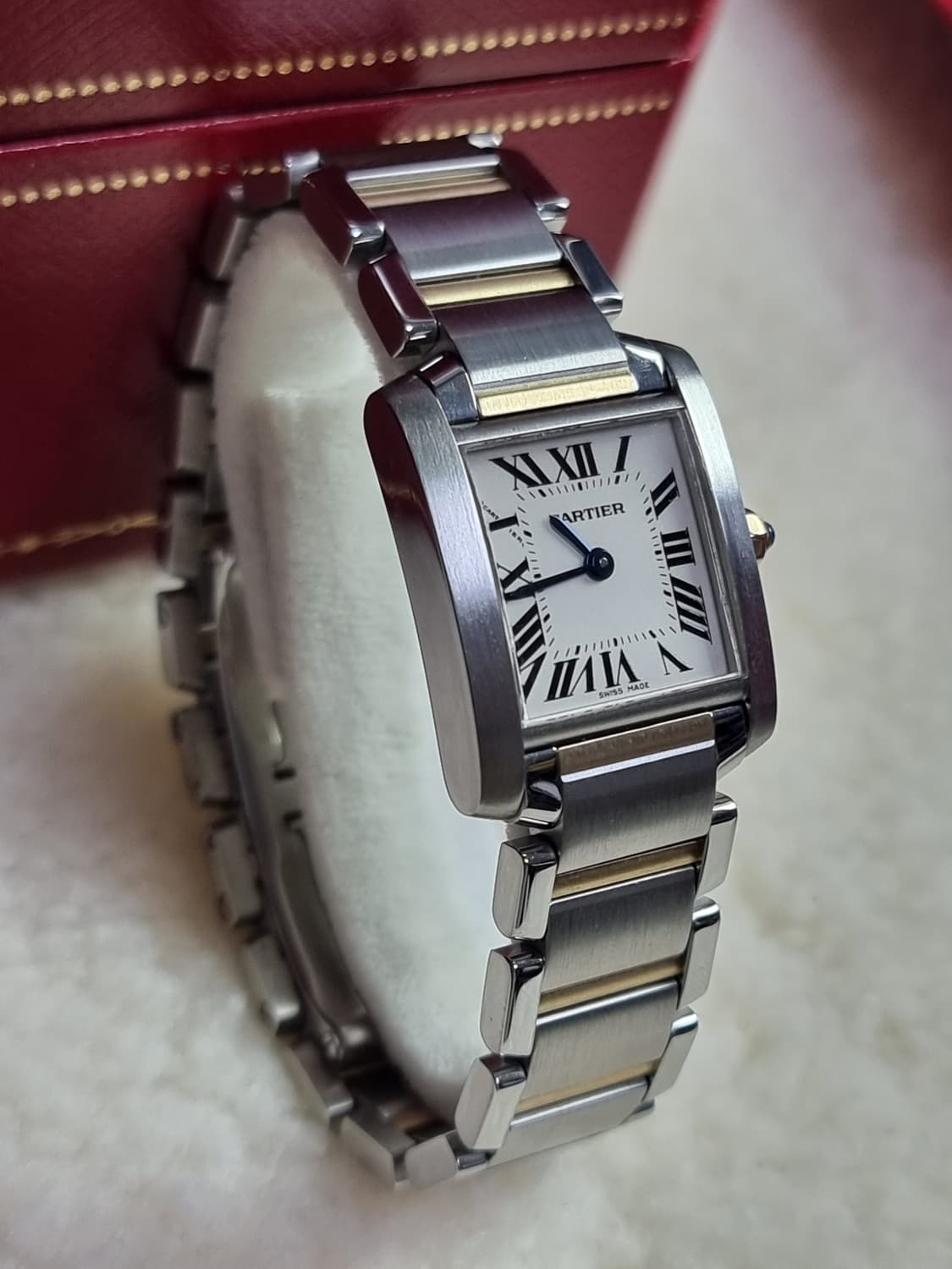 [까르띠에 정품보증서] 탱크 프랑세즈 18K 콤비 S 쿼츠 여성시계 07 상품이미지2