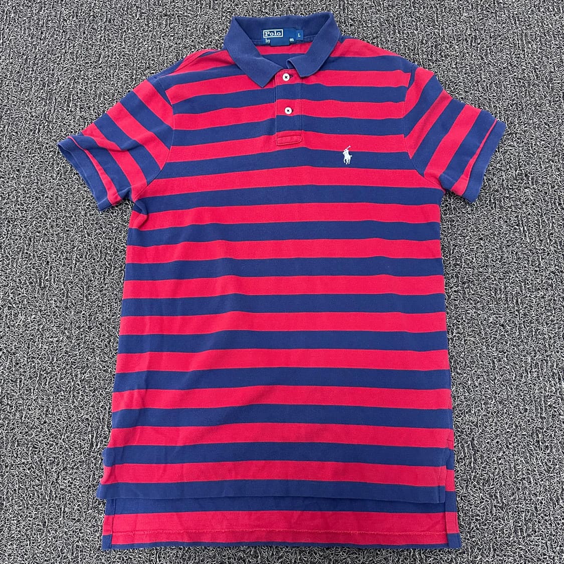 POLO 폴로 랄프로렌 스트라이프 반팔티셔츠 L 상품이미지1