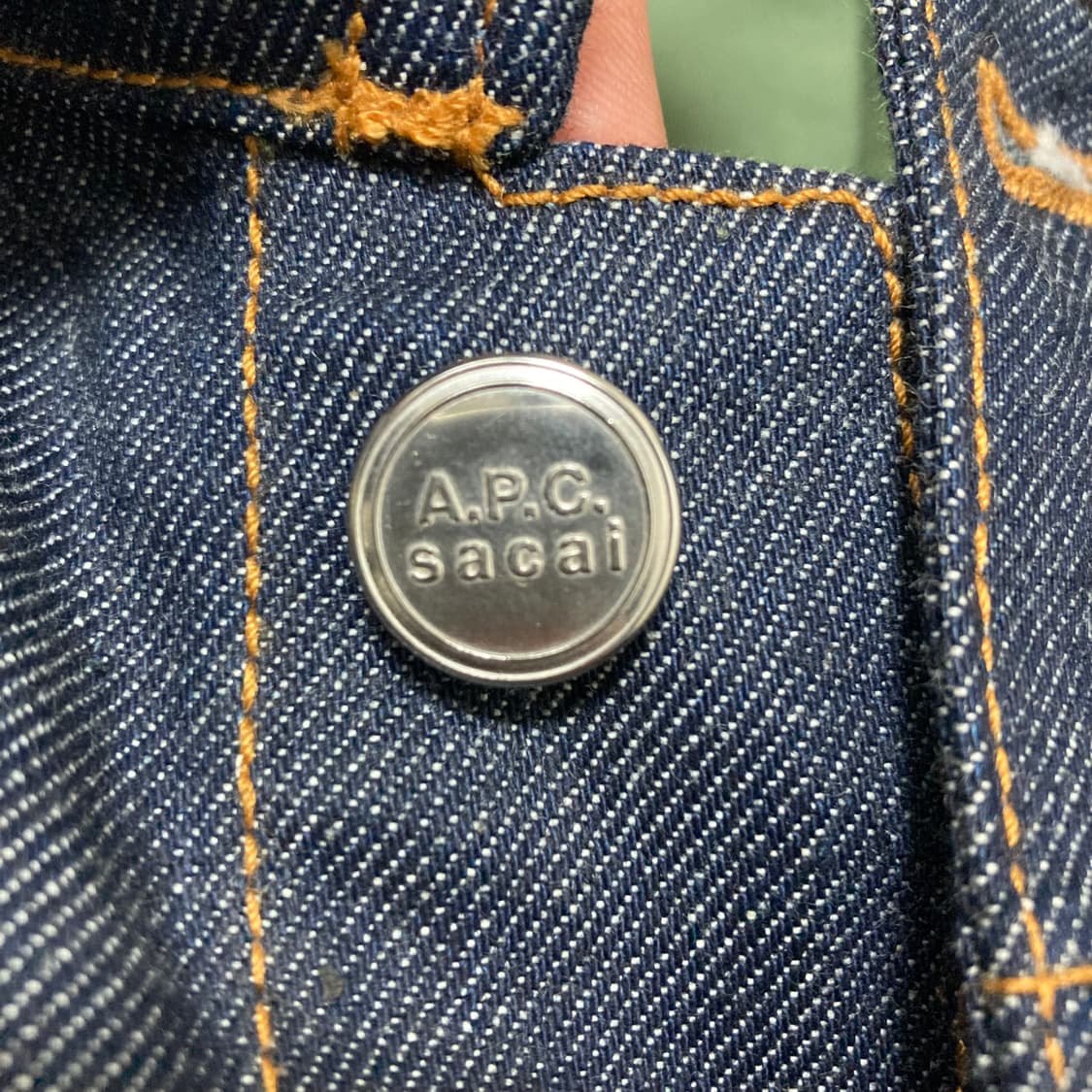 [xs]사카이 x 아페쎄21ss eimi 데님 봄버자켓 상품이미지7