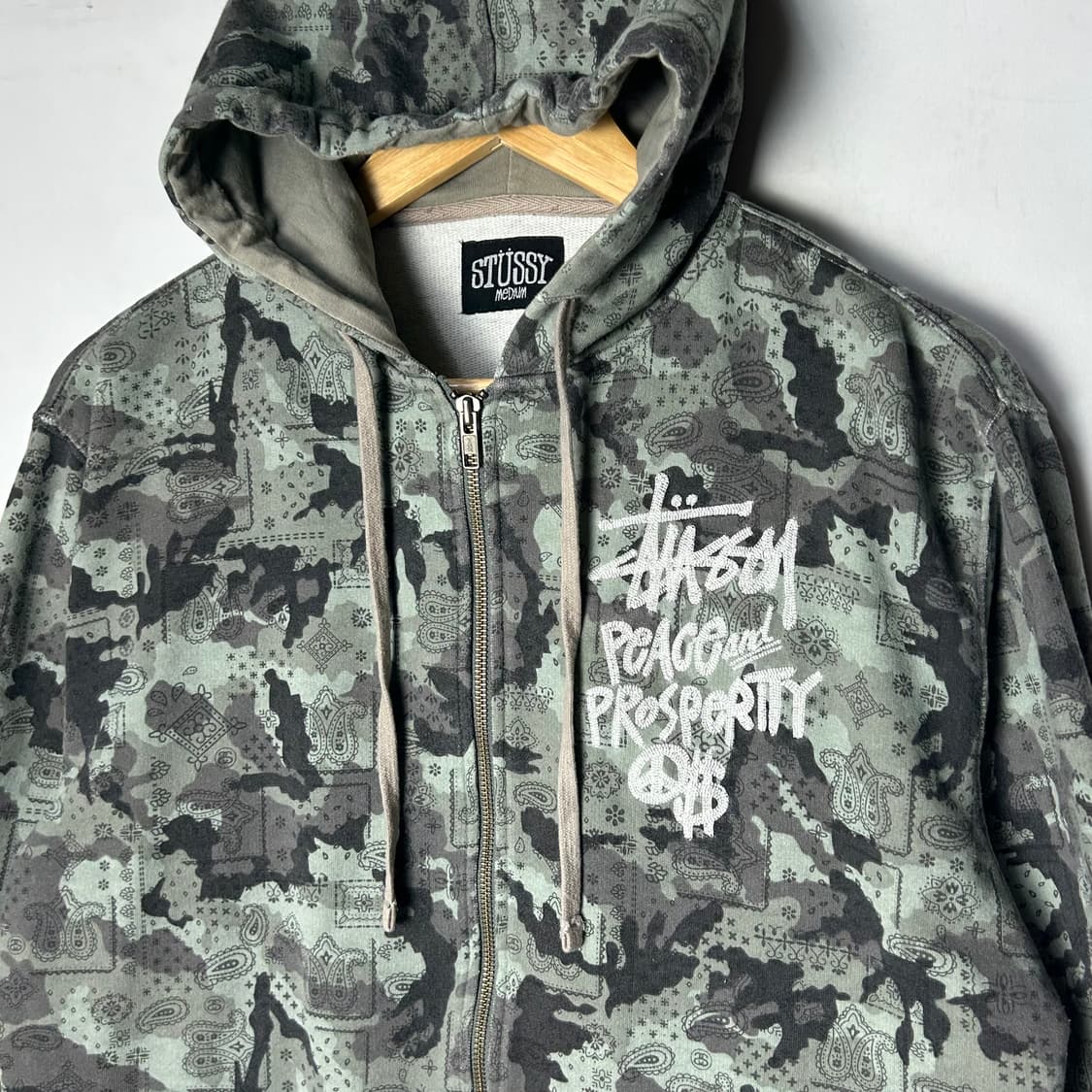 [STUSSY] 스투시 페이즐리 카모 후드집업 상품이미지3
