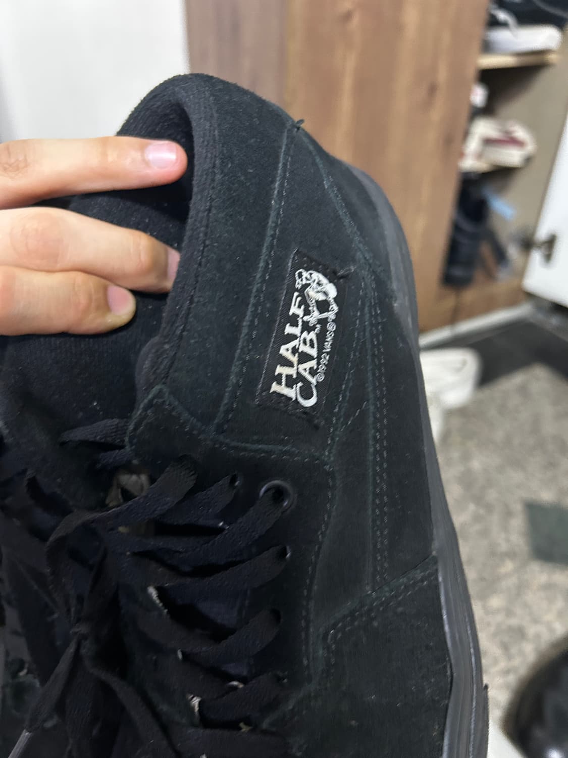 반스 하프캡 올블랙 280 상품이미지5