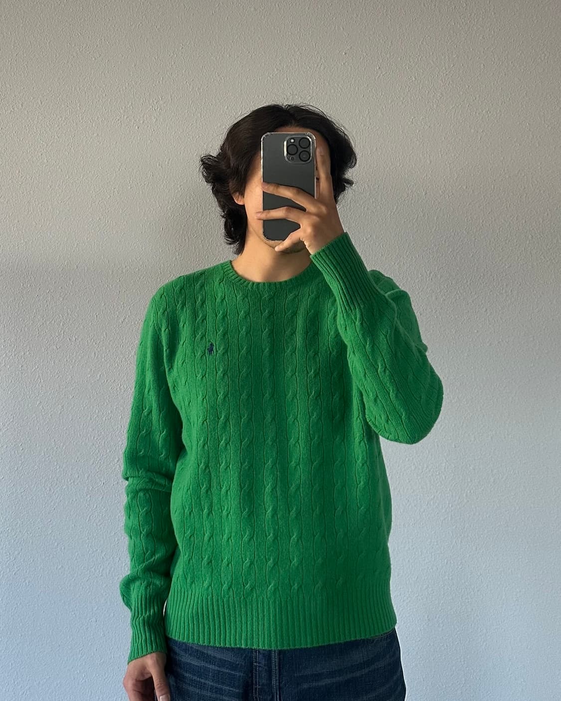 [M]폴로 랄프로렌 꽈배기 케이블 램스울 니트 상품이미지1