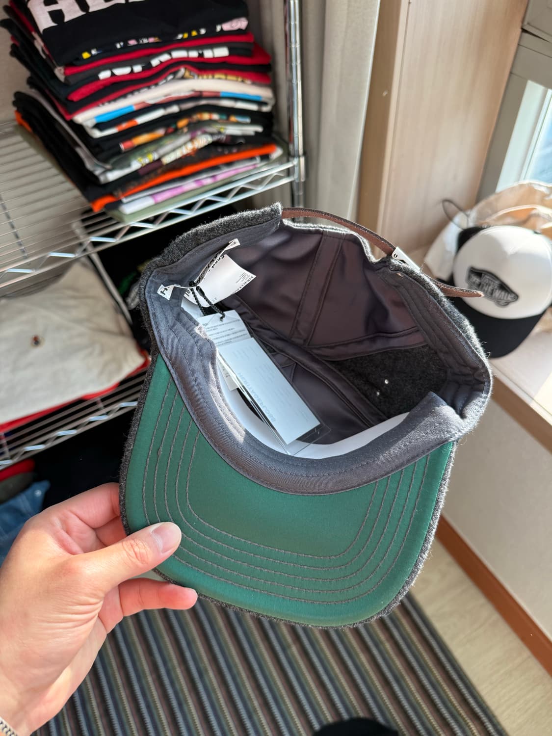 헤리티지플로스 울 비비캡 그레이 상품이미지2