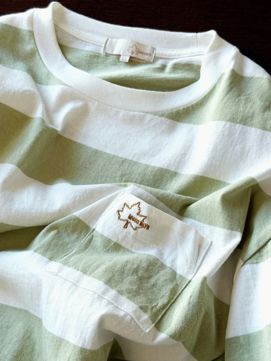 Design stitch border stripe over t-shirt 상품이미지1