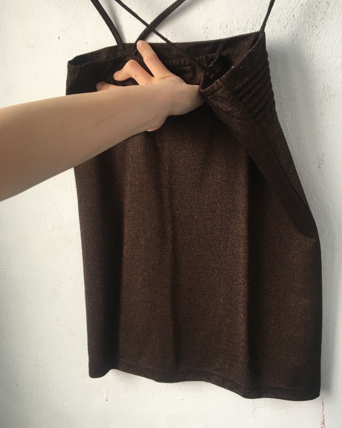 Line detail glitter sleeveless 상품이미지3