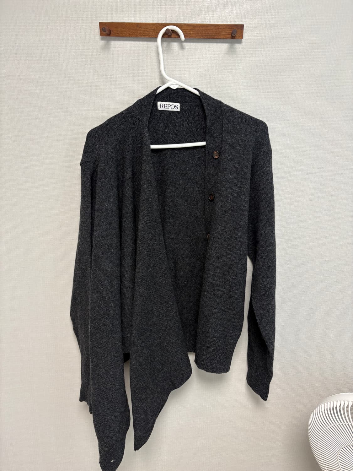 [REPOS] Bold Shawl Cardigan (Charcoal) 상품이미지3