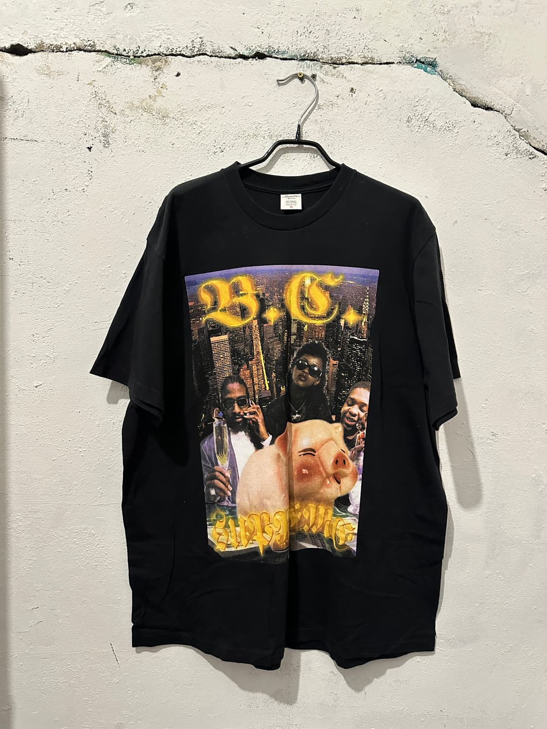 슈프림 x 베르나데트 코퍼레이션 머니 티셔츠 블랙 - 23SS 상품이미지1