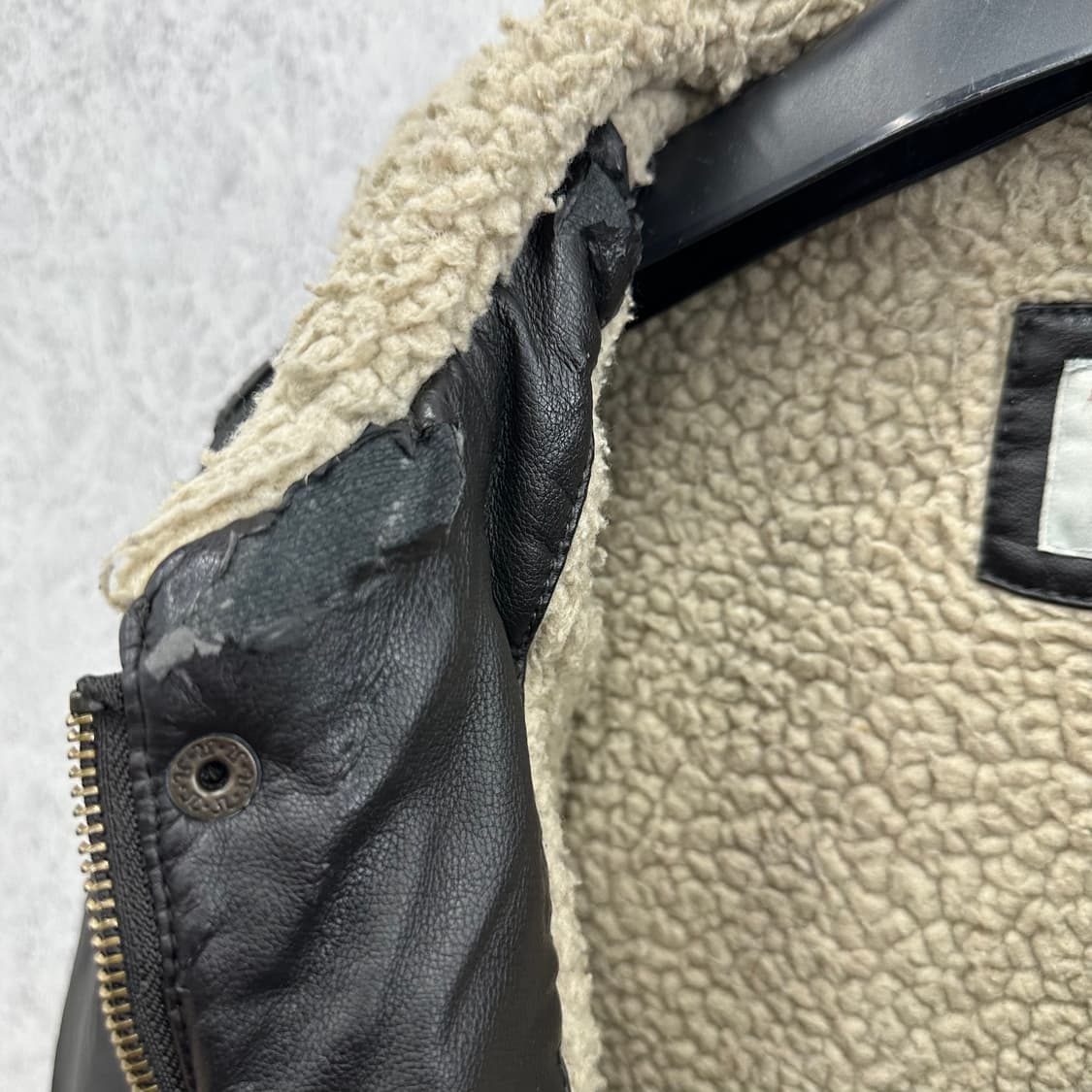 95 리바이스 남자 에코레더 쉐르파 트러커 자켓 상품이미지10