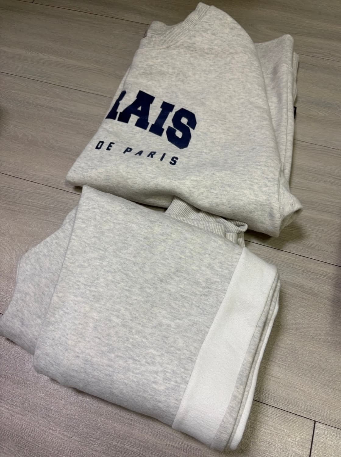 스파오 트레이닝복 세트 멜란지그레이 M 상품이미지6