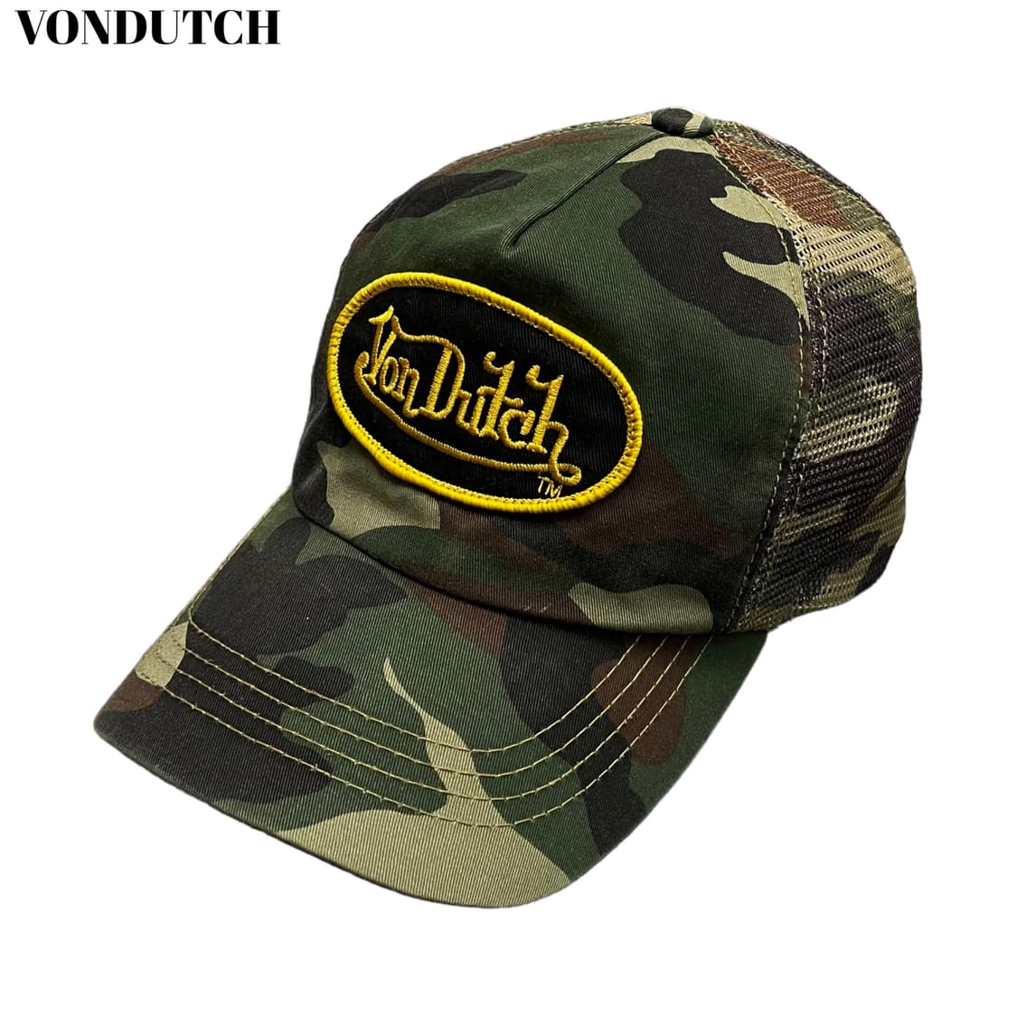 Vondutch Camo Mesh Ball Cap 상품이미지1