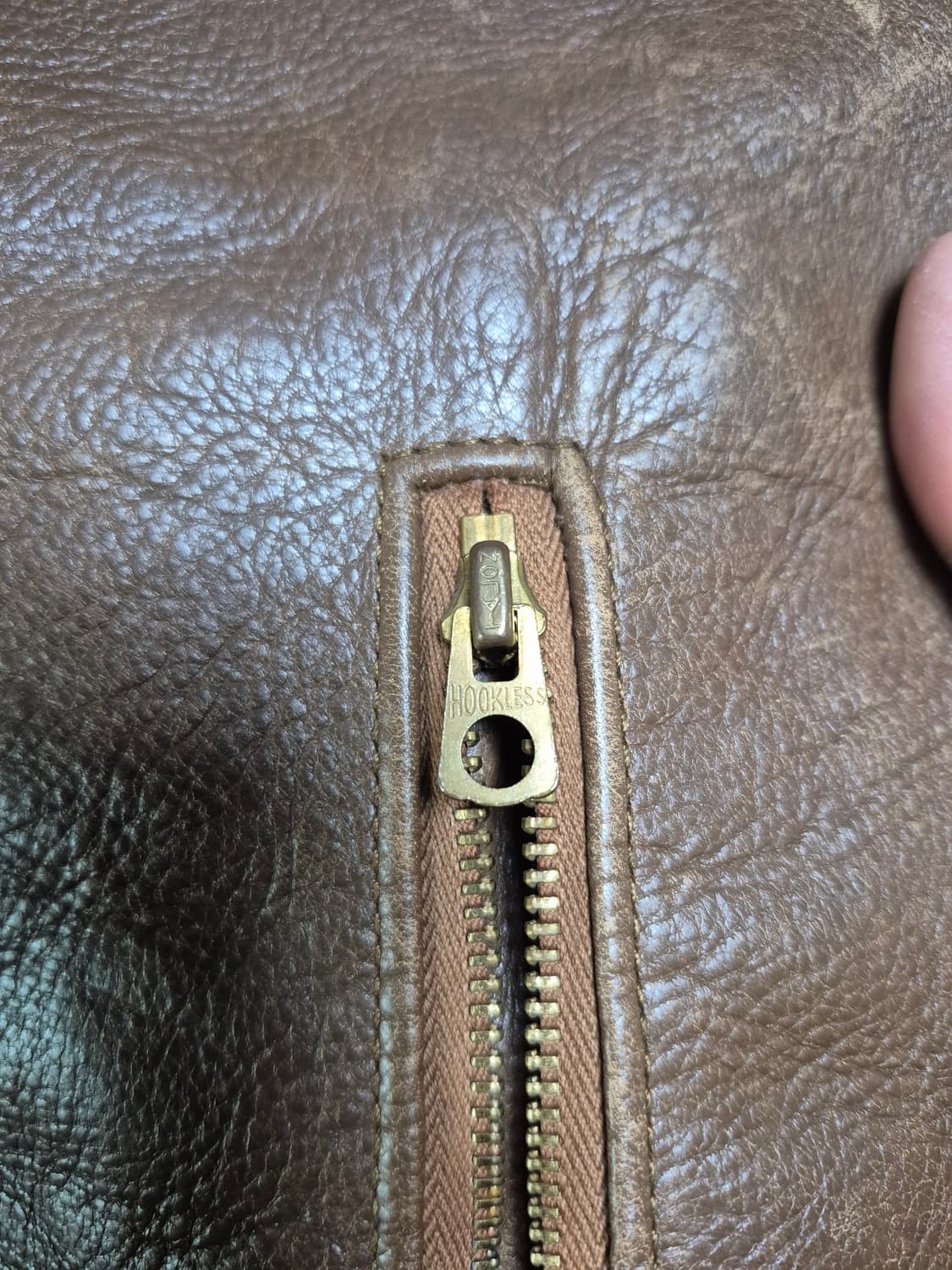 RRL 더블알엘  모터사이클 브라운 레더 자켓 상품이미지8